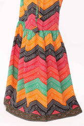 1 Piece Gharara in Multi Cambric (CZ3194)